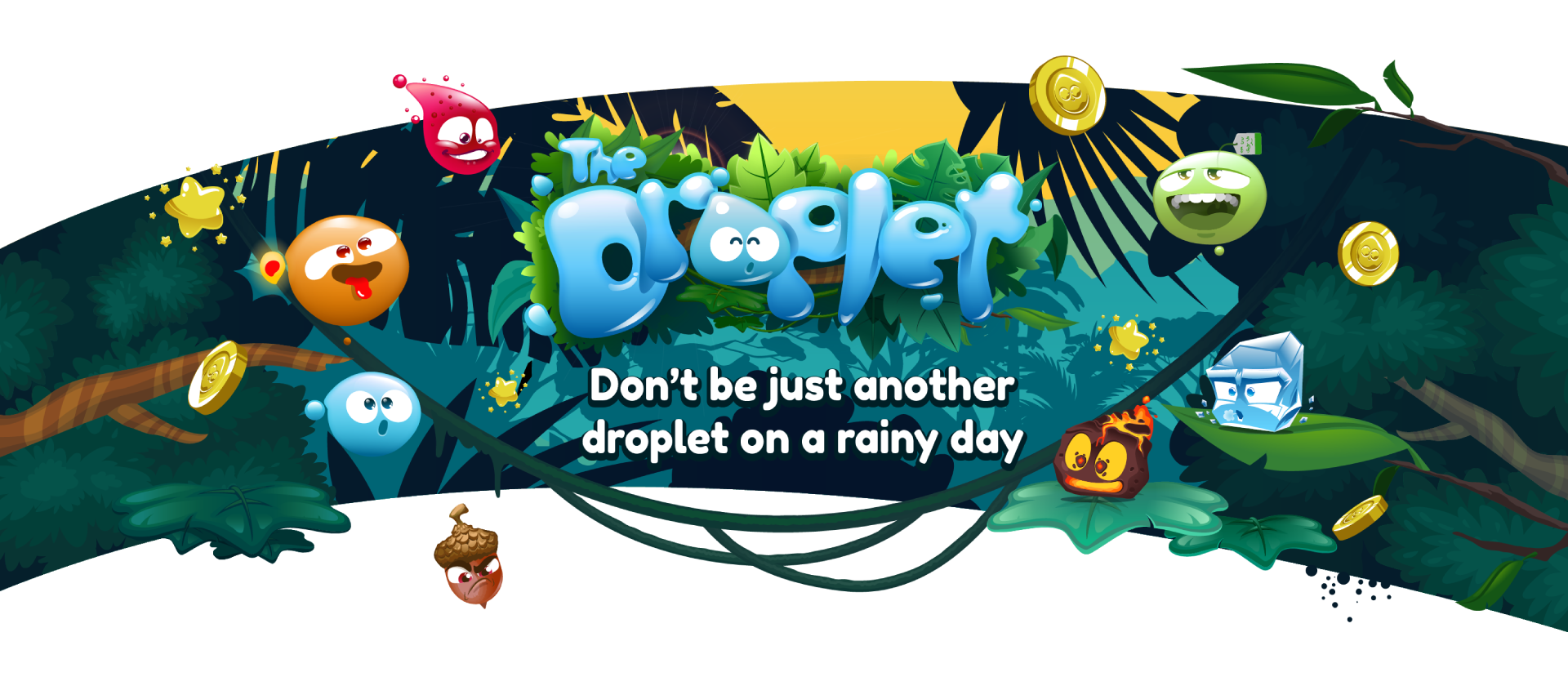 Home droplet banner